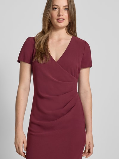 ARMANI EXCHANGE Maxikleid mit V-Ausschnitt Bordeaux 3