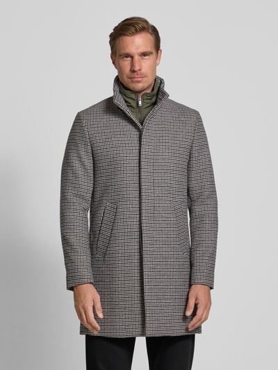 Matinique Slim Fit Mantel mit Woll-Anteil Modell 'HARVEY' Beige 4