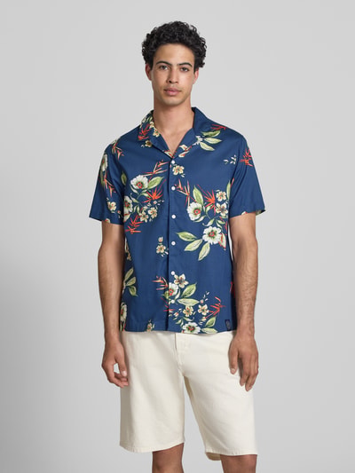Superdry Regular Fit Freizeithemd mit Reverskragen Marine 4