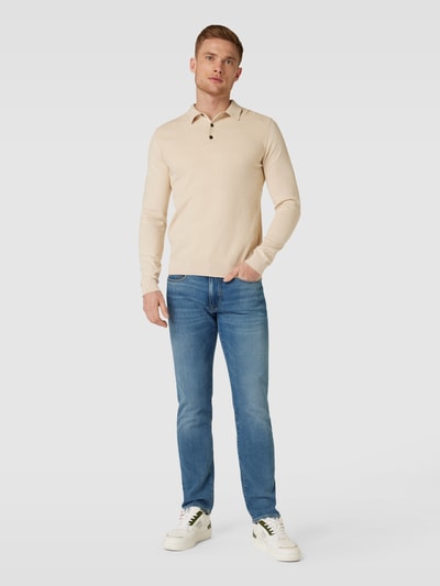 Pierre Cardin Slim fit jeans met stretch, model 'Lyon' Blauw - 1