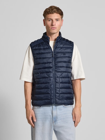 Jack & Jones Gewatteerde bodywarmer met ritszakken Marineblauw - 4