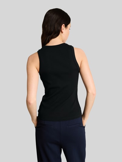 Tom Tailor Denim Slim Fit Top in Rippoptik Black 5