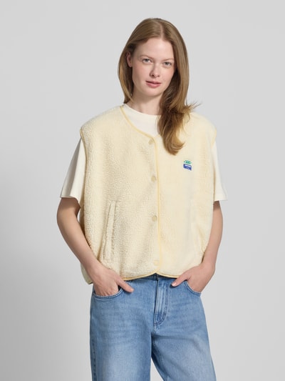 American Vintage Weste mit Teddyfell Modell 'HOKTOWN' Ecru 4