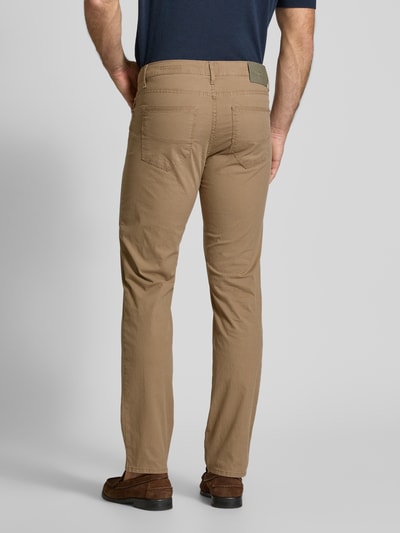 Brax Broek met achterzakken, model 'Cadiz' Camel - 5