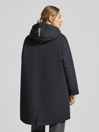 g-lab Regular Fit Mantel aus Baumwoll-Mix Modell 'Meta' Dunkelblau 5