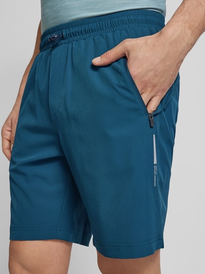 Joy Regular Fit Shorts mit Reißverschlusstaschen Modell 'MAREK' Petrol 3