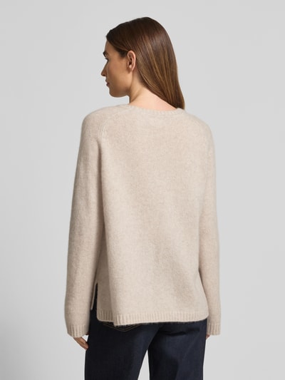 Hemisphere Gebreide pullover van kasjmiermix Taupe - 5