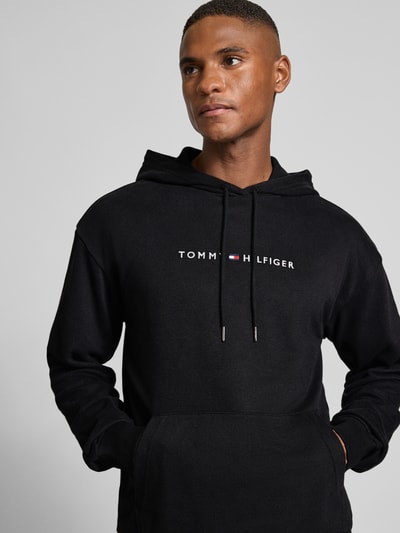 Tommy Hilfiger Regular fit hoodie van katoenmix Zwart - 3