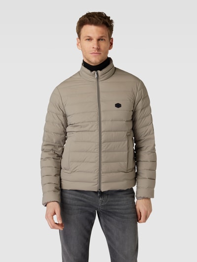 Emporio Armani Steppjacke mit Logo-Patch Beige 4