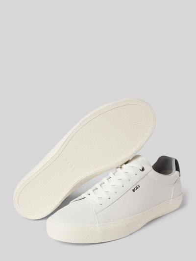 BOSS Sneaker mit Label-Details Modell 'Aiden' Weiss 4