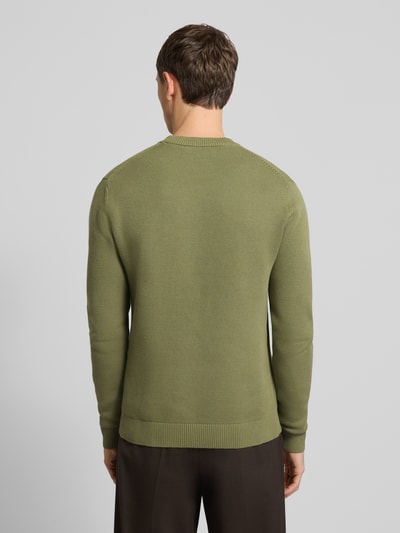 SELECTED HOMME Regular Fit Pullover aus reiner Bio-Baumwolle Modell 'DANE' Oliv 5