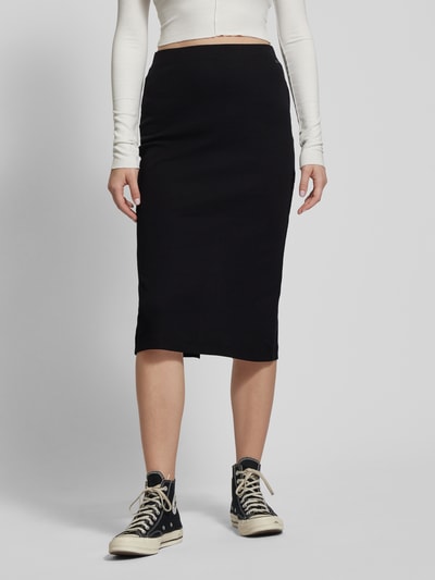 QS Midirok met fijnrib Zwart - 4