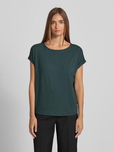 s.Oliver RED LABEL Loose Fit T-Shirt aus Viskose-Mix Dunkelgruen 4