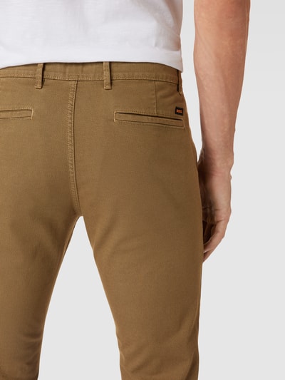 BOSS Orange Slim fit chino met Franse steekzakken Beige - 3