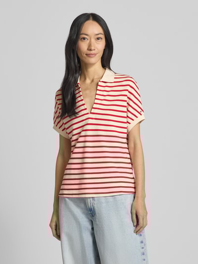 Tommy Hilfiger Relaxed Fit T-Shirt aus Lyocell-Mix Rot 4