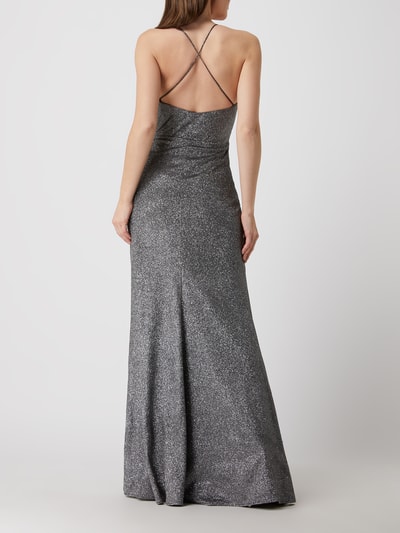 Luxuar Abendkleid mit Glitter-Effekt  Anthrazit 4