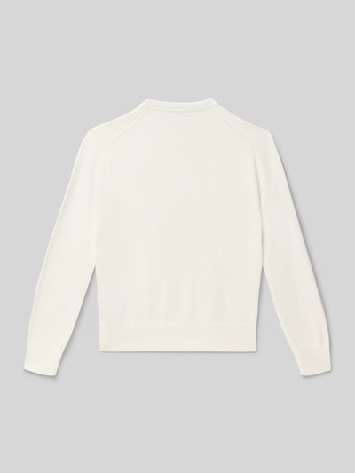 Polo Ralph Lauren Teens Regular Fit Pullover aus reiner Baumwolle Ecru 3