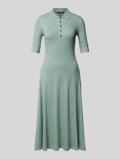 Lauren Ralph Lauren Polokleid mit halblangen Ärmeln Modell 'LILLIANNA' Mint 2