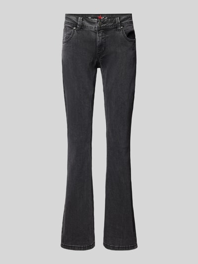 Buena Vista Bootcut Jeans mit Eingrifftaschen Modell 'Malibu Zip' Black 2