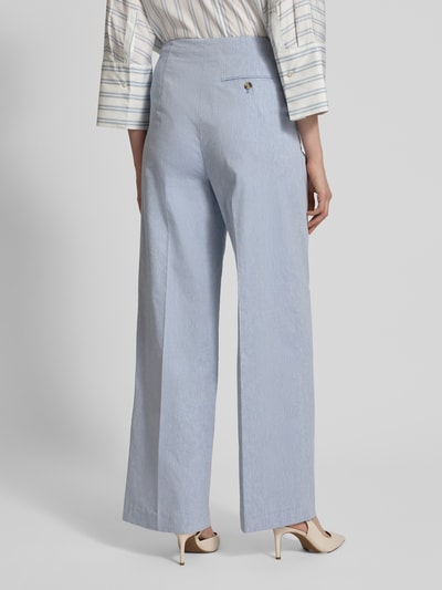 Christian Berg Woman Selection Straight Leg Stoffhose mit Bügelfalten Jeansblau 5