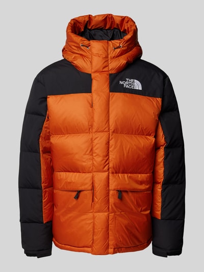 The North Face Parka pikowana z haftem z logo Miedziany 2