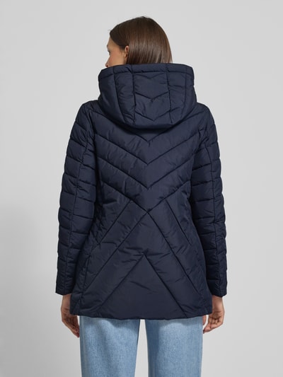 Christian Berg Woman Selection Gewatteerd jack met ritszakken Donkerblauw - 5
