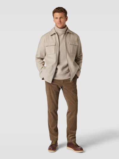 Windsor Hose aus Cord Modell 'Santios' Taupe 1