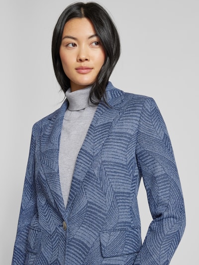 Marella Blazer mit Knopfverschluss Modell 'IDINA' Blau 3