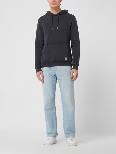 Only & Sons Regular fit hoodie van katoen, model 'Ron' Zwart - 1