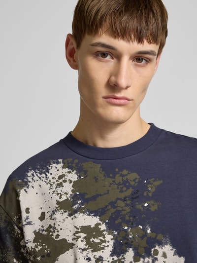 Dsquared2 T-Shirt mit Motiv-Print Oliv 3