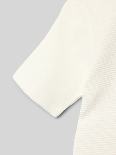 Jack & Jones Regular fit poloshirt met structuurmotief, model 'BENJA' Offwhite - 2