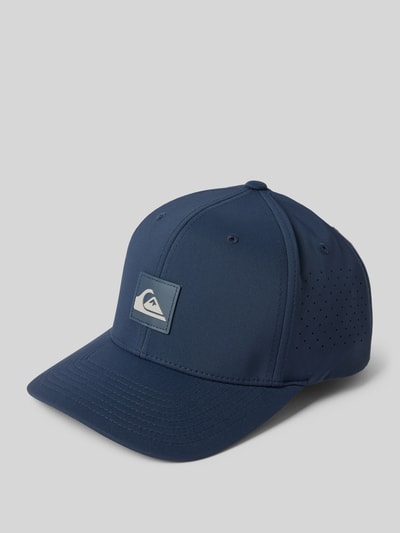 Quiksilver Czapka z daszkiem i naszywką z logo model ‘ADAPTED’ Granatowy 1