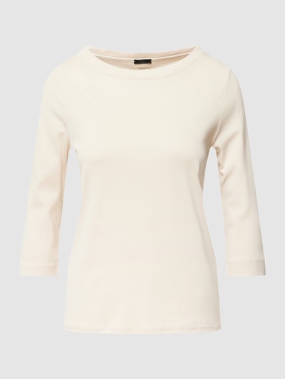 Marc Cain T-shirt met labeldetail Ecru - 2