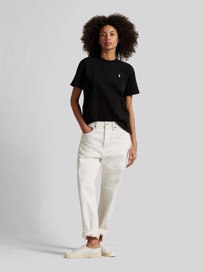 Polo Ralph Lauren Relaxed Fit T-Shirt aus reiner Baumwolle Black 1