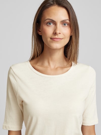 Soyaconcept T-shirt met ronde hals, model 'Babette' Offwhite - 3