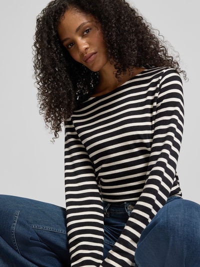 Juvia Relaxed Fit Longsleeve aus Baumwoll-Mix Black 3