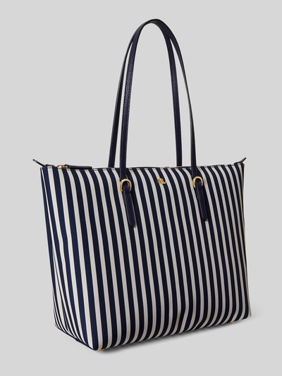 Lauren Ralph Lauren Shopper mir Logo-Applikation Dunkelblau 3