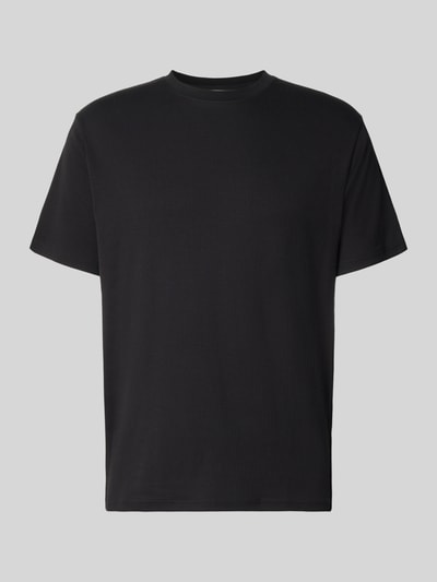 Selected Homme Regular fit t-shirt van katoenmix model 'SPENCER' Zwart - 1