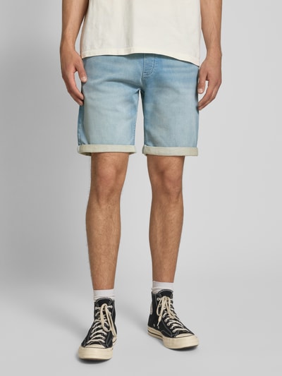 Jack & Jones Korte broek met elastische band, model 'RICK' Lichtblauw - 4