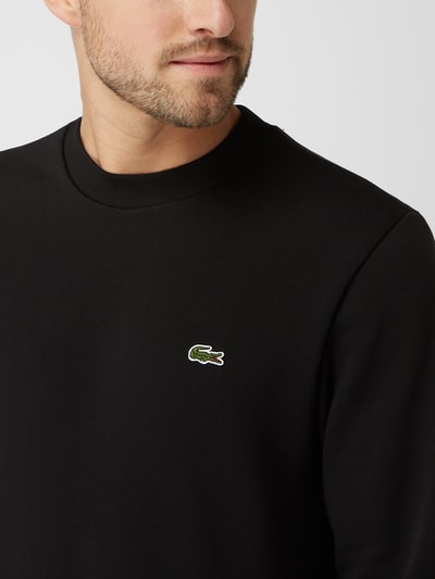 Lacoste Sweatshirt met logodetail Zwart - 3