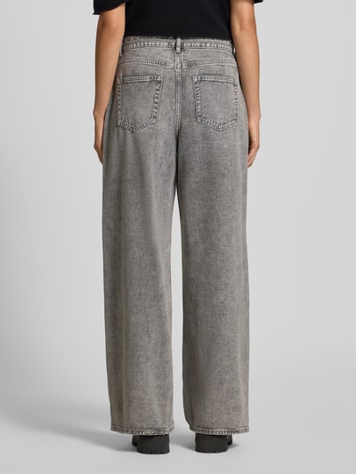 Vero Moda Wide leg jeans van katoenmix, model 'WIEN' Lichtgrijs - 5