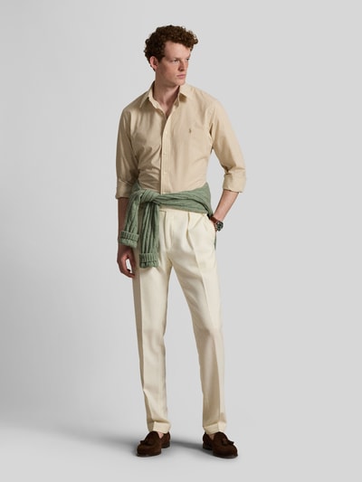 Polo Ralph Lauren Regular Fit Freizeithemd aus reiner Baumwolle Beige 1