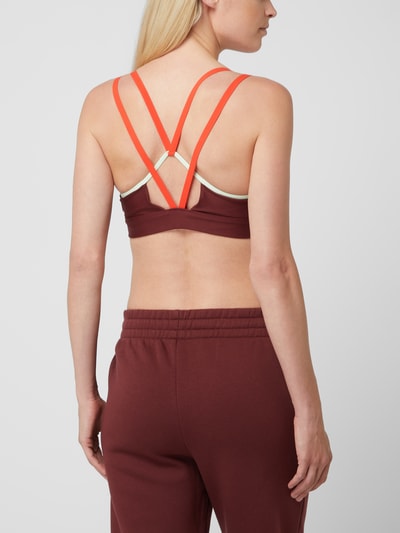 Under Armour Bustier mit Cut Outs Modell 'UA Infinity Low Strappy' Bordeaux 5