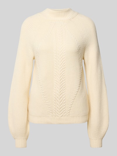 Only Regular fit gebreide pullover van viscosemix, model 'KATIA' Offwhite - 2