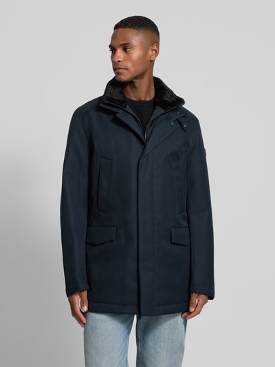 JOOP! Collection Kurzmantel mit verdecktem Reißverschluss Modell 'DARRY' Marine 4