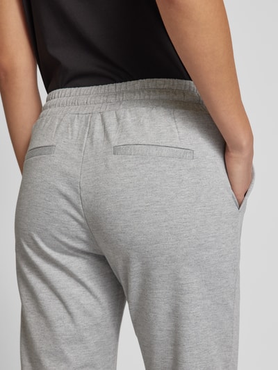 ICHI Sweatpants mit Tunnelzug Modell 'KATE' Hellgrau Melange 3