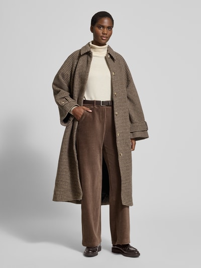 Brax Cordhose mit elastischem Bund und Eingrifftaschen Modell 'MAINE' Taupe 1