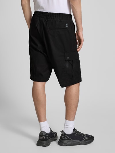 HUGO Cargoshorts mit elastischem Bund Modell 'Garlio' Black 5