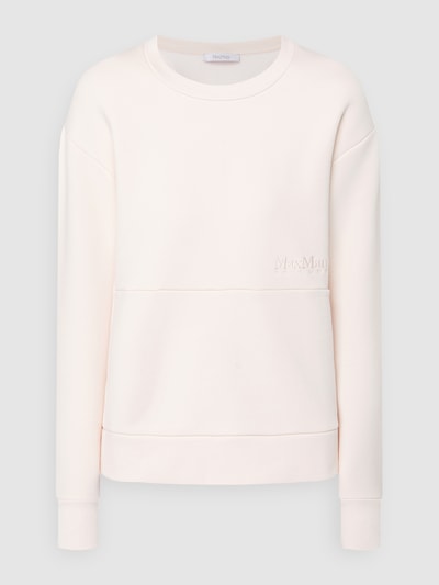 MaxMara Leisure Sweatshirt mit Rundhalsausschnitt Modell 'Epoca' Rose 2