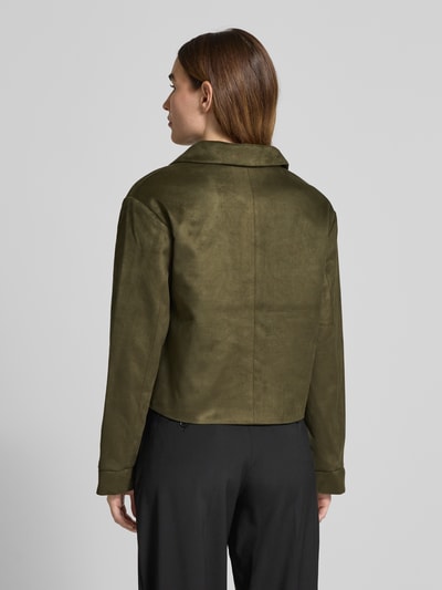 Neo Noir Regular Fit Jacke mit Umlegekragen Modell 'Romana' Oliv 5